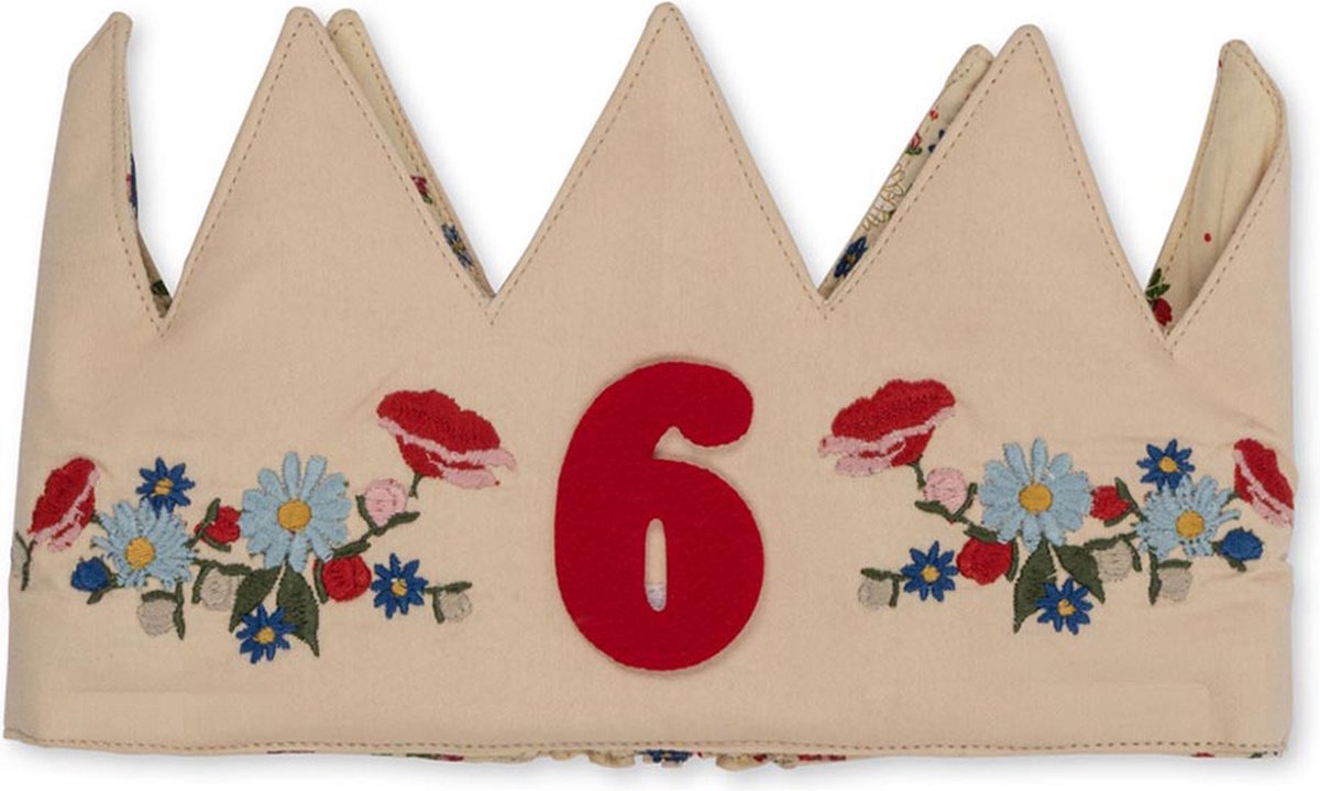 Konges Sløjd Verjaardagskroon 26x14 cm | Flower